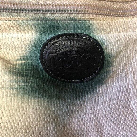 Genuine Roots Black Leather Bucket Crossbody Shoulder Bag Purse - Picture 11 of 16